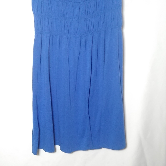 Maurices Periwinkle Elastic Ruched Waist Short Sleeve Baby Doll Style Dress XL - Picture 9 of 13